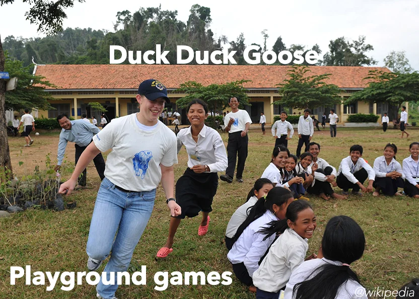 duck duck goose playground game