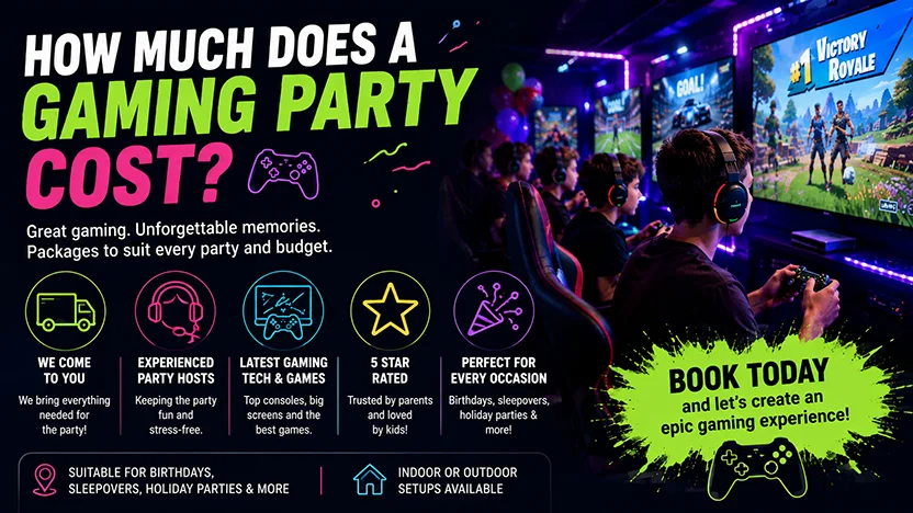 How much a gaming party cost